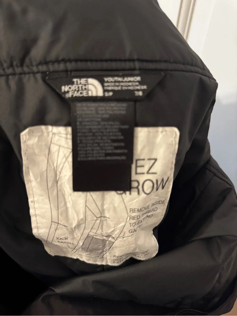 The North Face insulated bib
